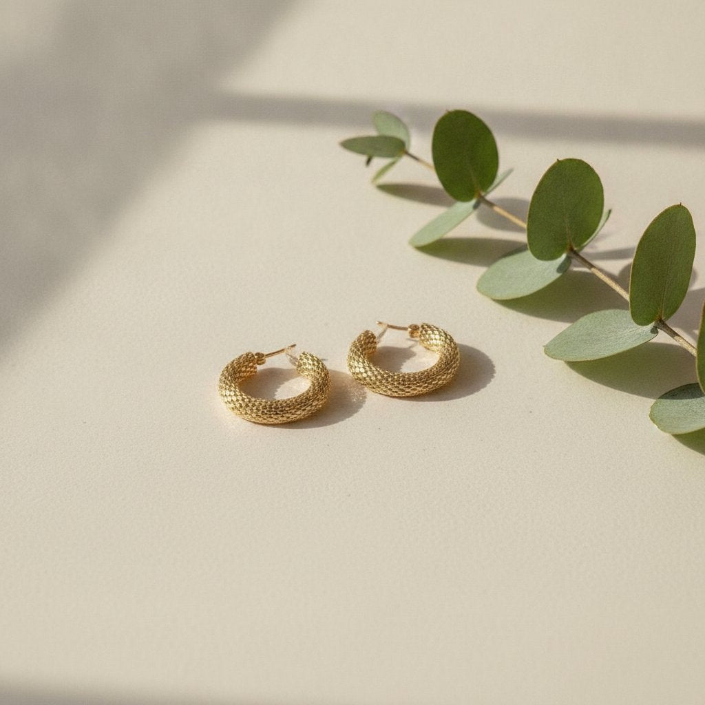 Alba Gold Earrings