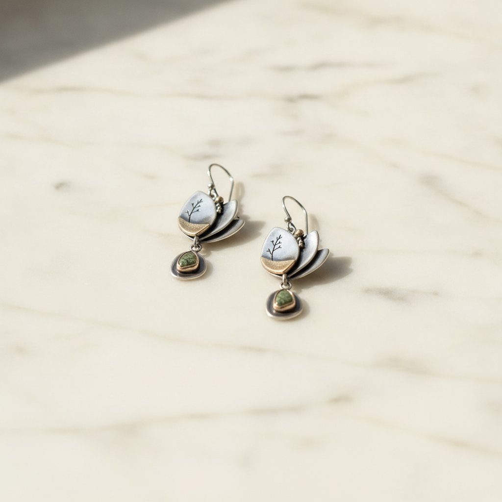 Alba Gold Earrings