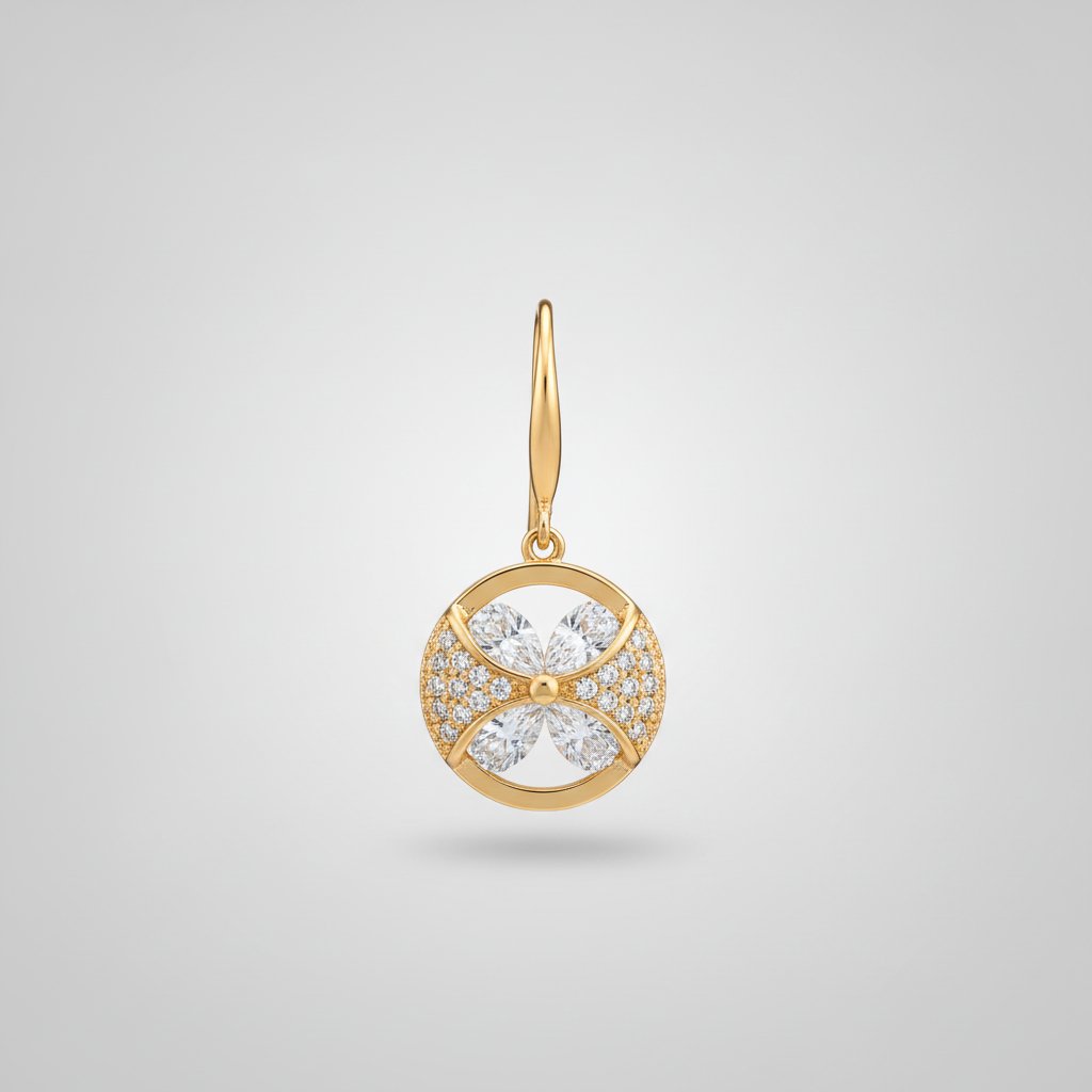 Alba Gold Earrings