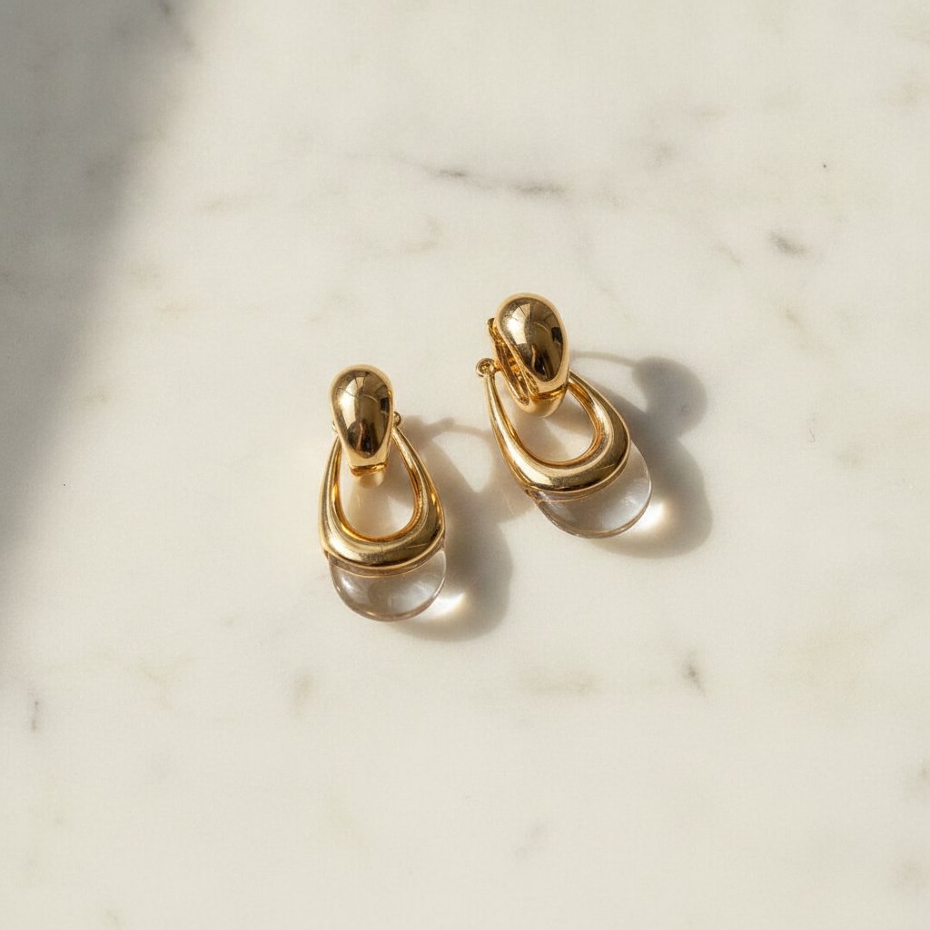 Alba Gold Earrings