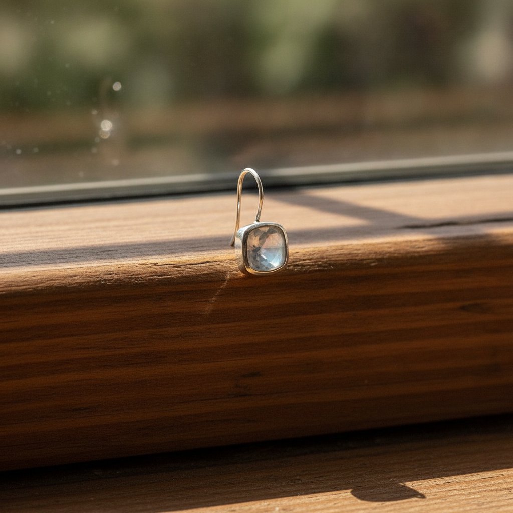 Cerise Moonstone Earrings