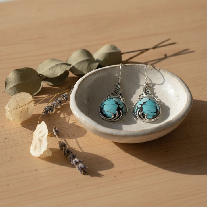 Fleur Turquoise Earrings