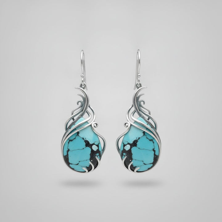 Fleur Turquoise Earrings