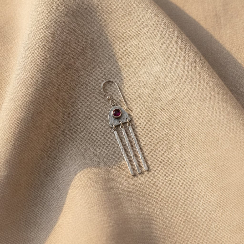 Mirabelle Ruby Earrings