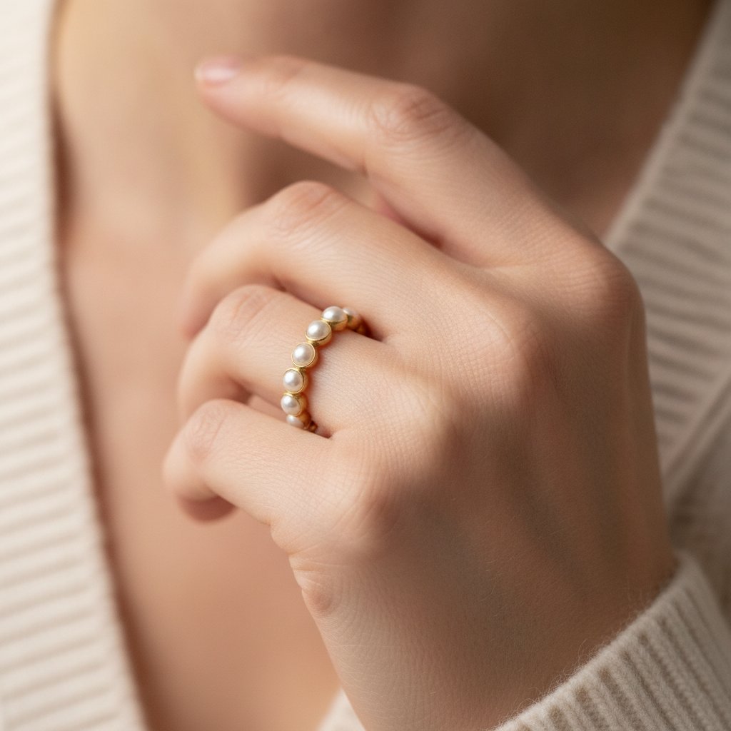 Yvaine Pearl Ring
