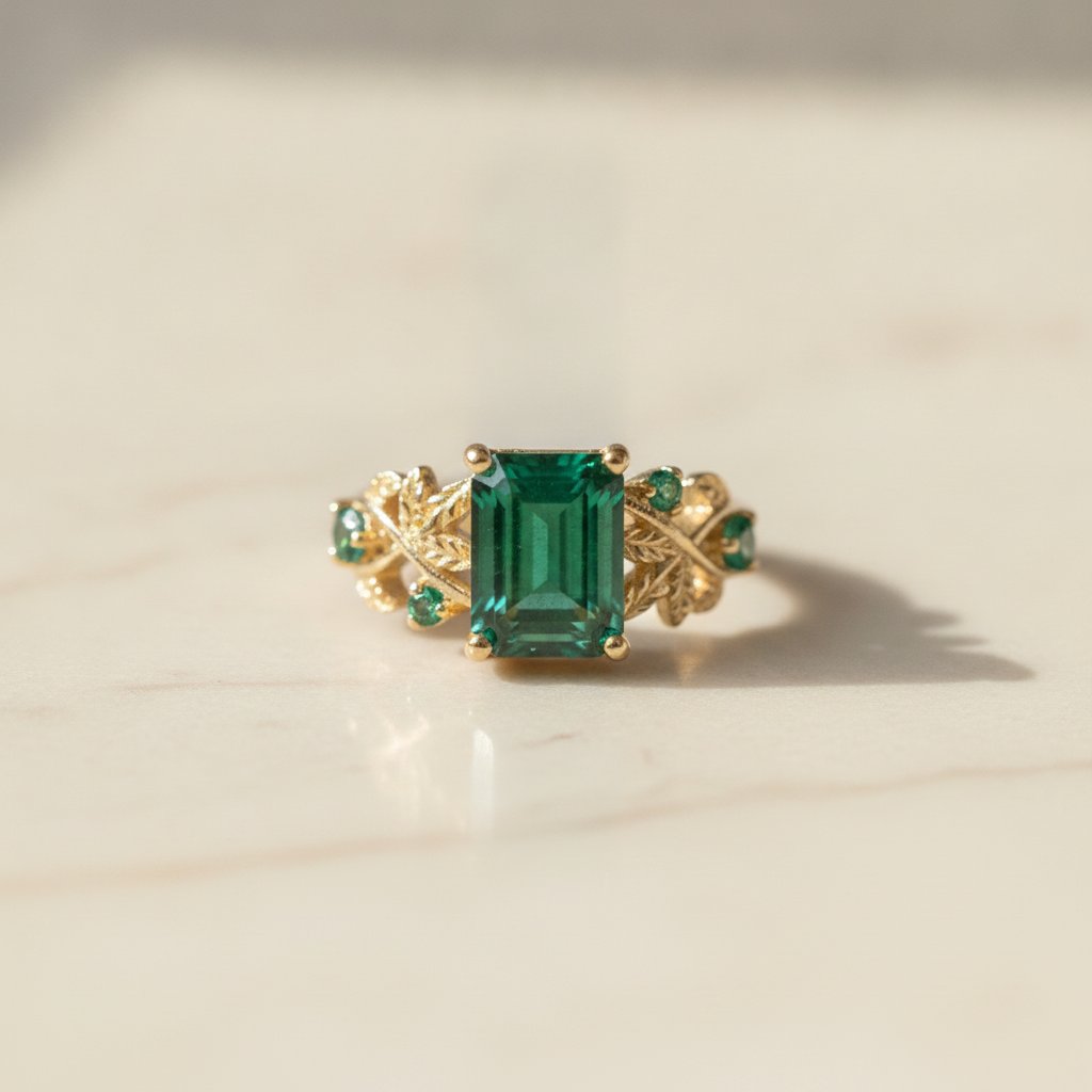 Leocadia Emerald Ring