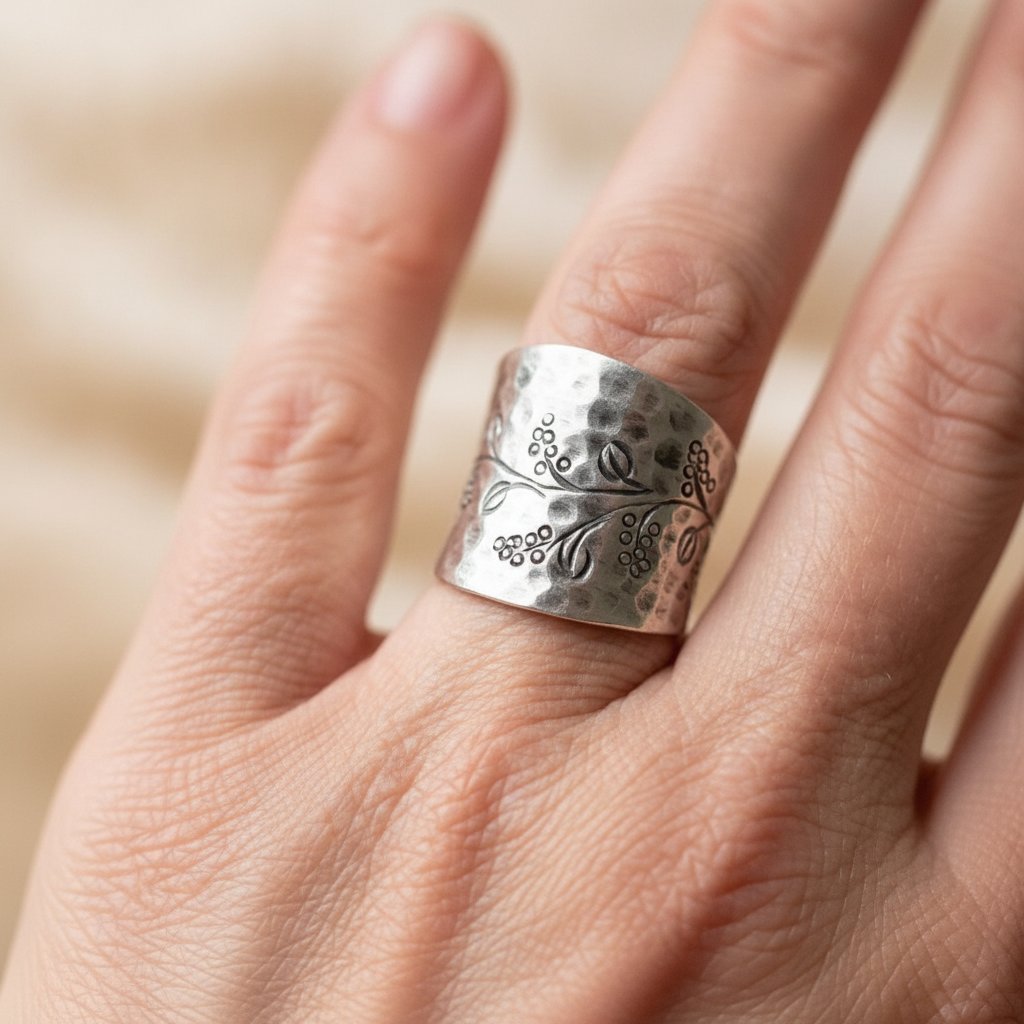 Petra Silver Ring