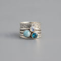 Petra Silver Ring