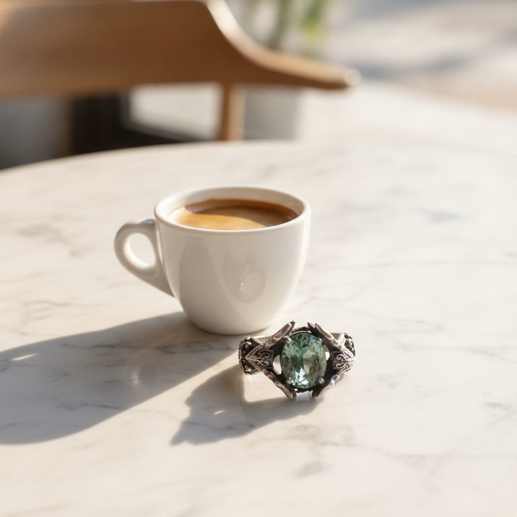 Quilla Emerald Ring