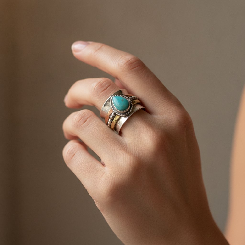Noor Turquoise Ring