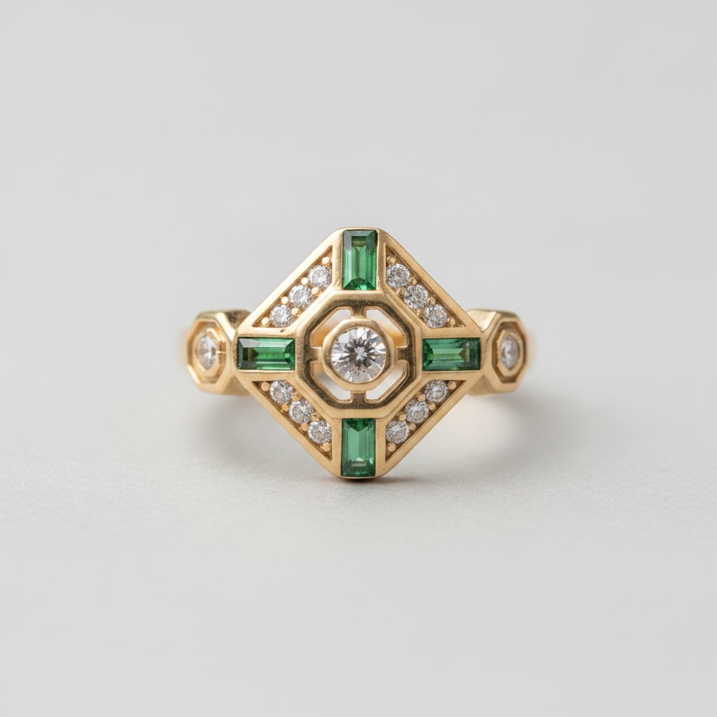 Sereia Emerald Ring