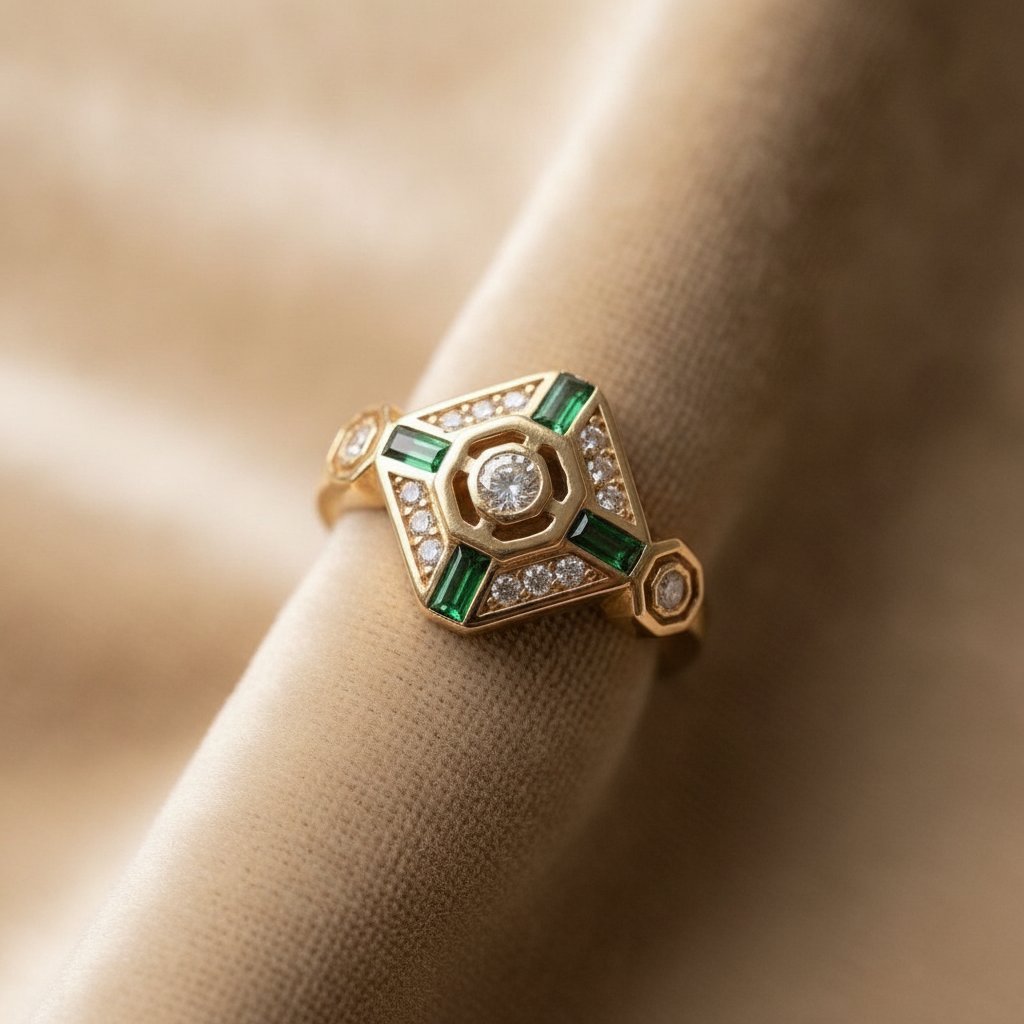 Sereia Emerald Ring