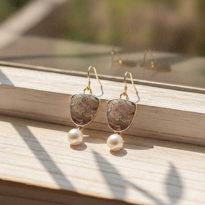 Petra Pearl Earrings