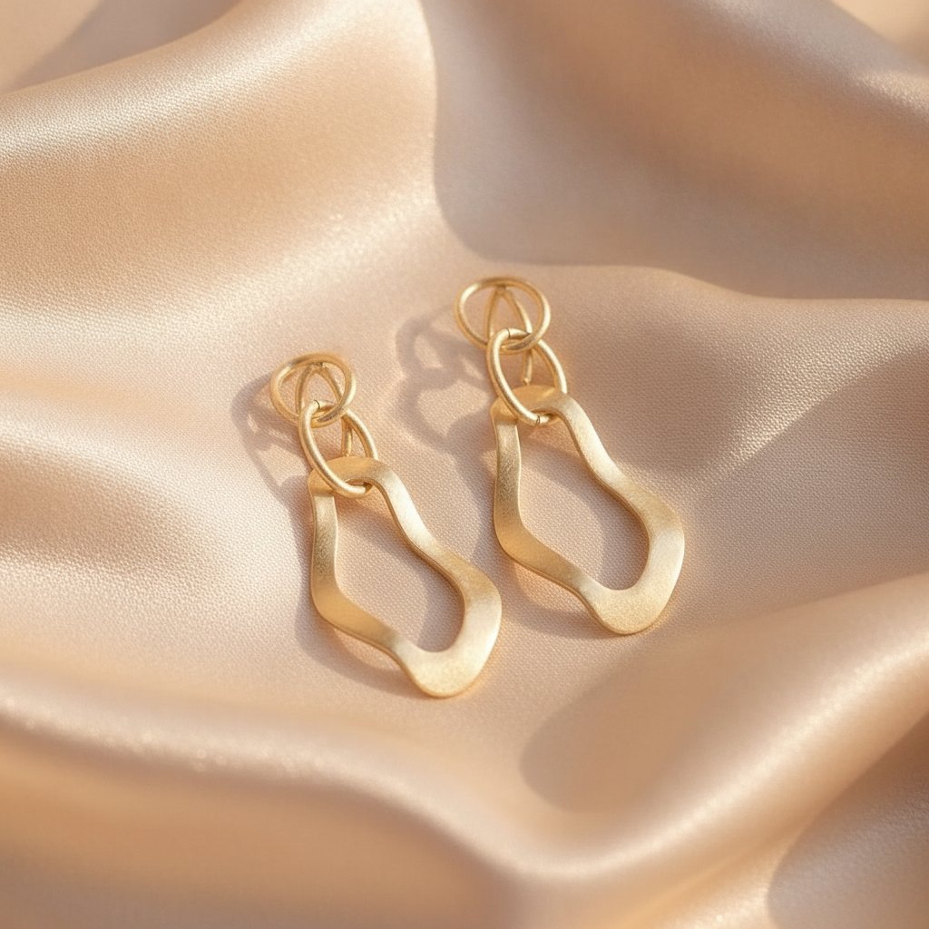 Boucles d'oreilles vintage longues pendantes