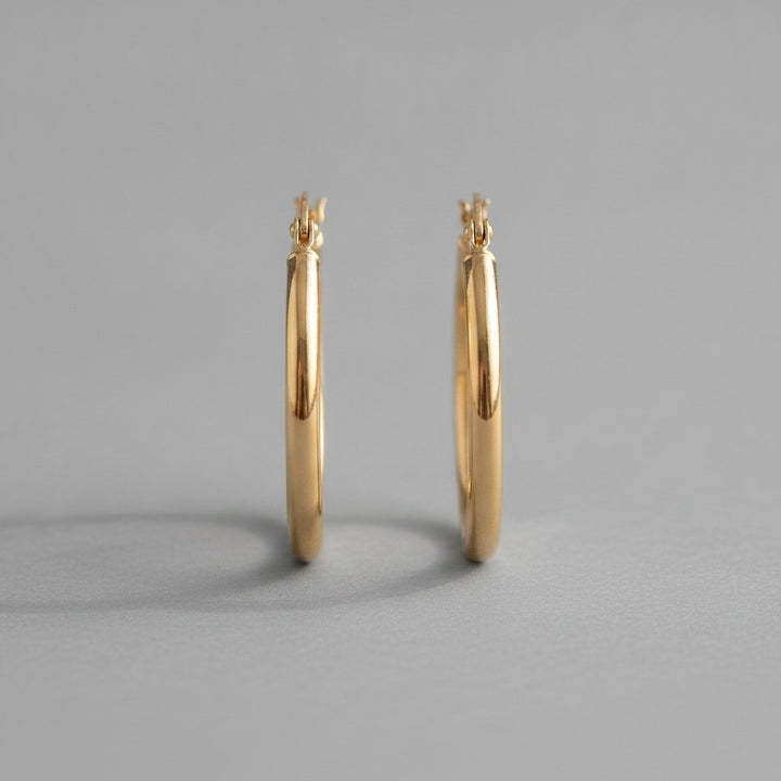Quilla Gold Hoop Earrings