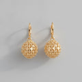 Boucles d'oreilles vintage mode dorées