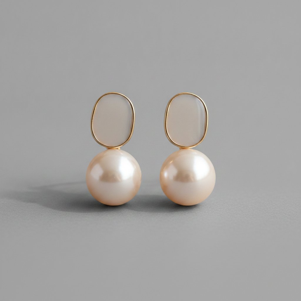 Rhea Pearl Earrings
