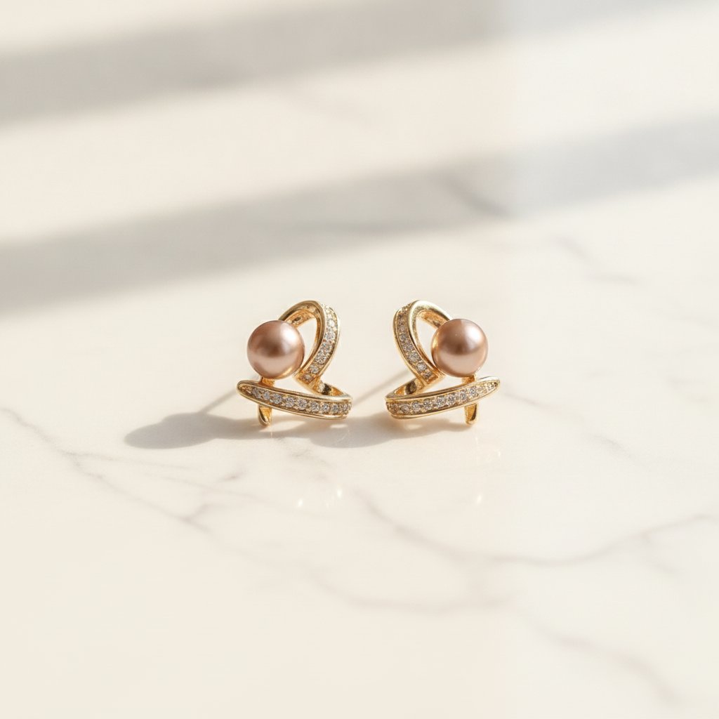 Rhea Pearl Earrings