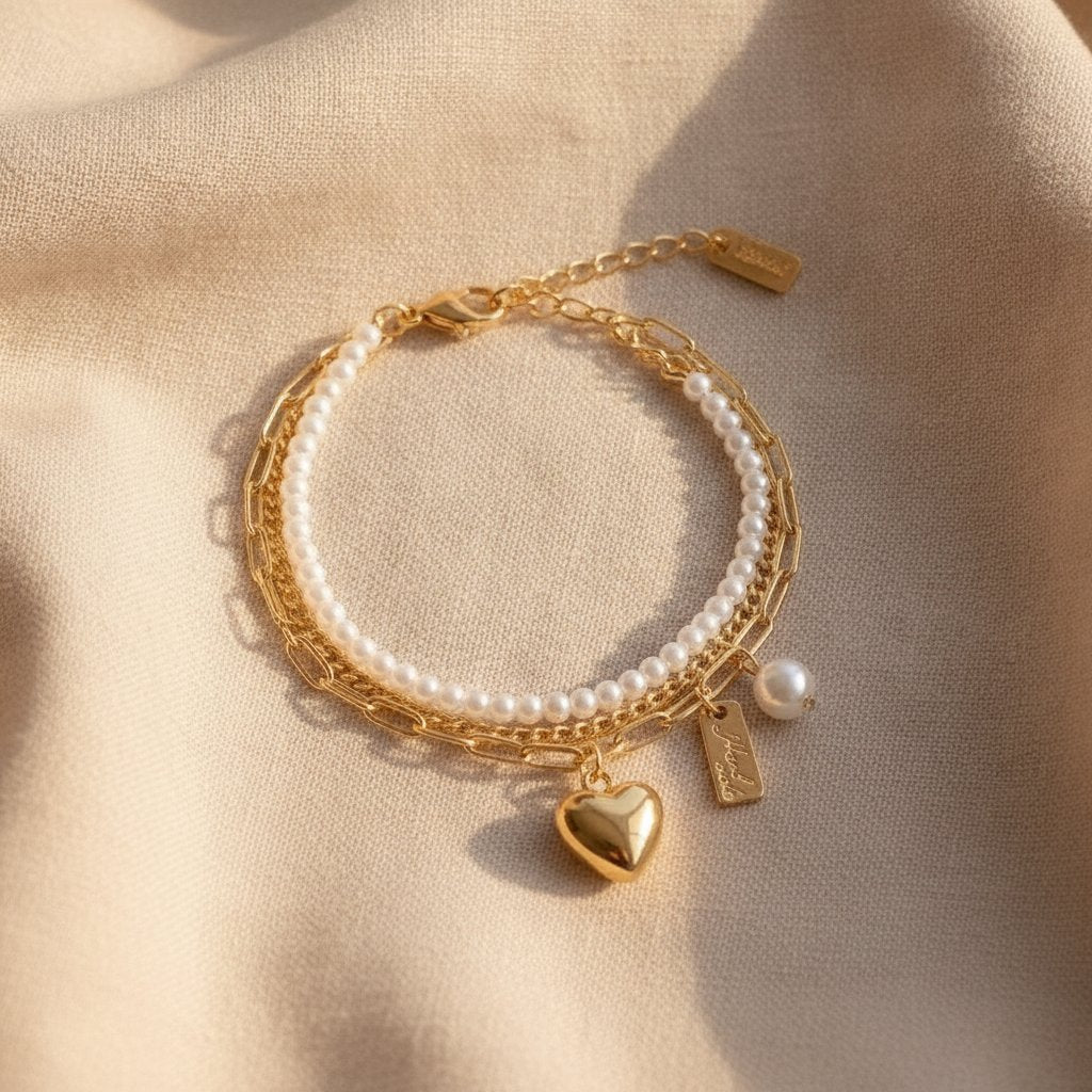 Marguerite Pearl Bracelet