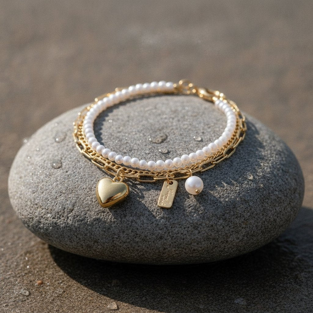 Marguerite Pearl Bracelet
