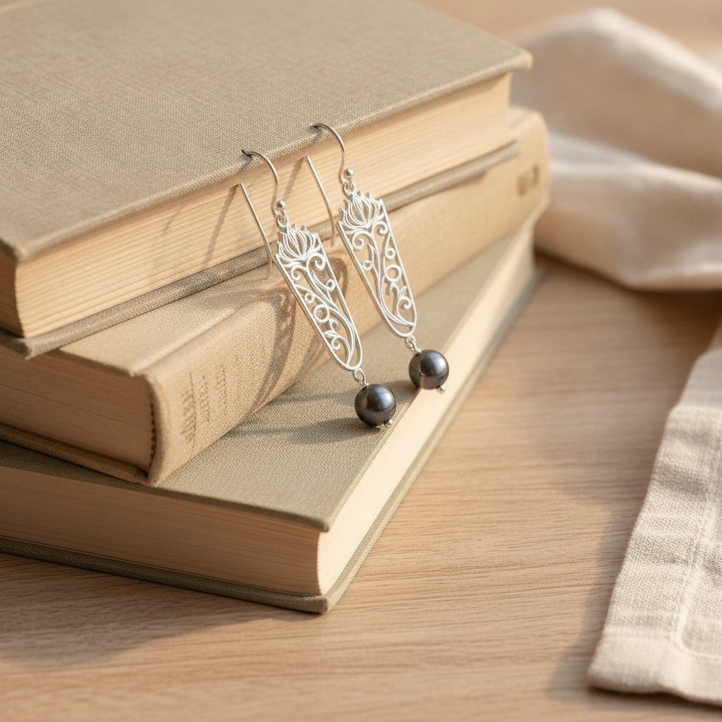 Albane Silver Earrings