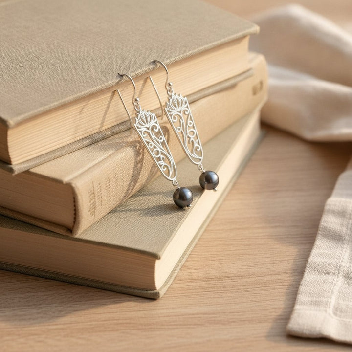 Albane Silver Earrings