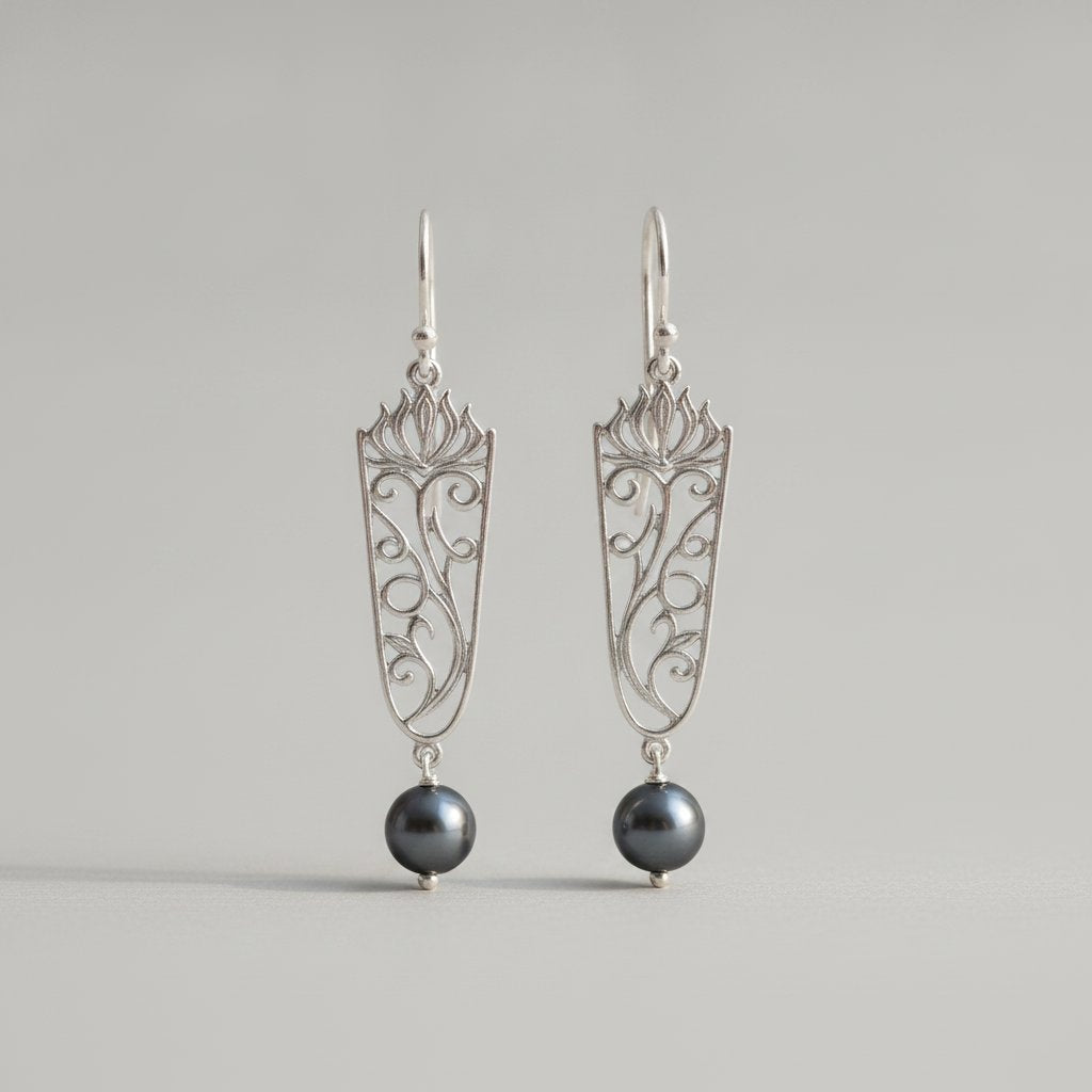 Albane Silver Earrings