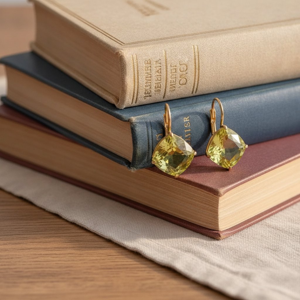 Elise Citrine Earrings