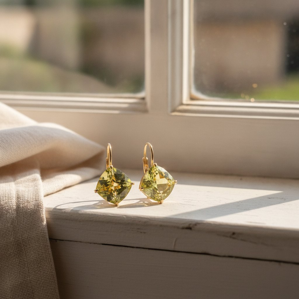 Elise Citrine Earrings