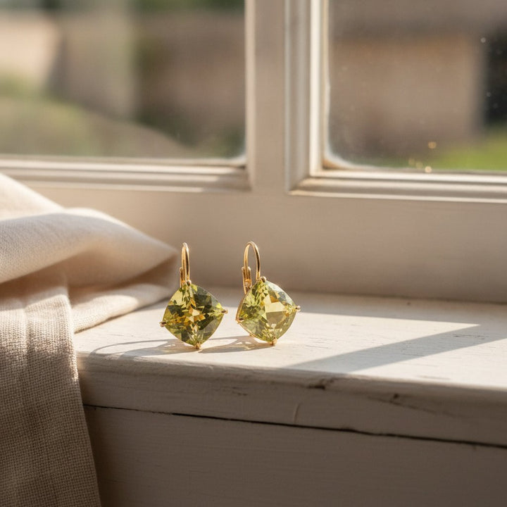Elise Citrine Earrings