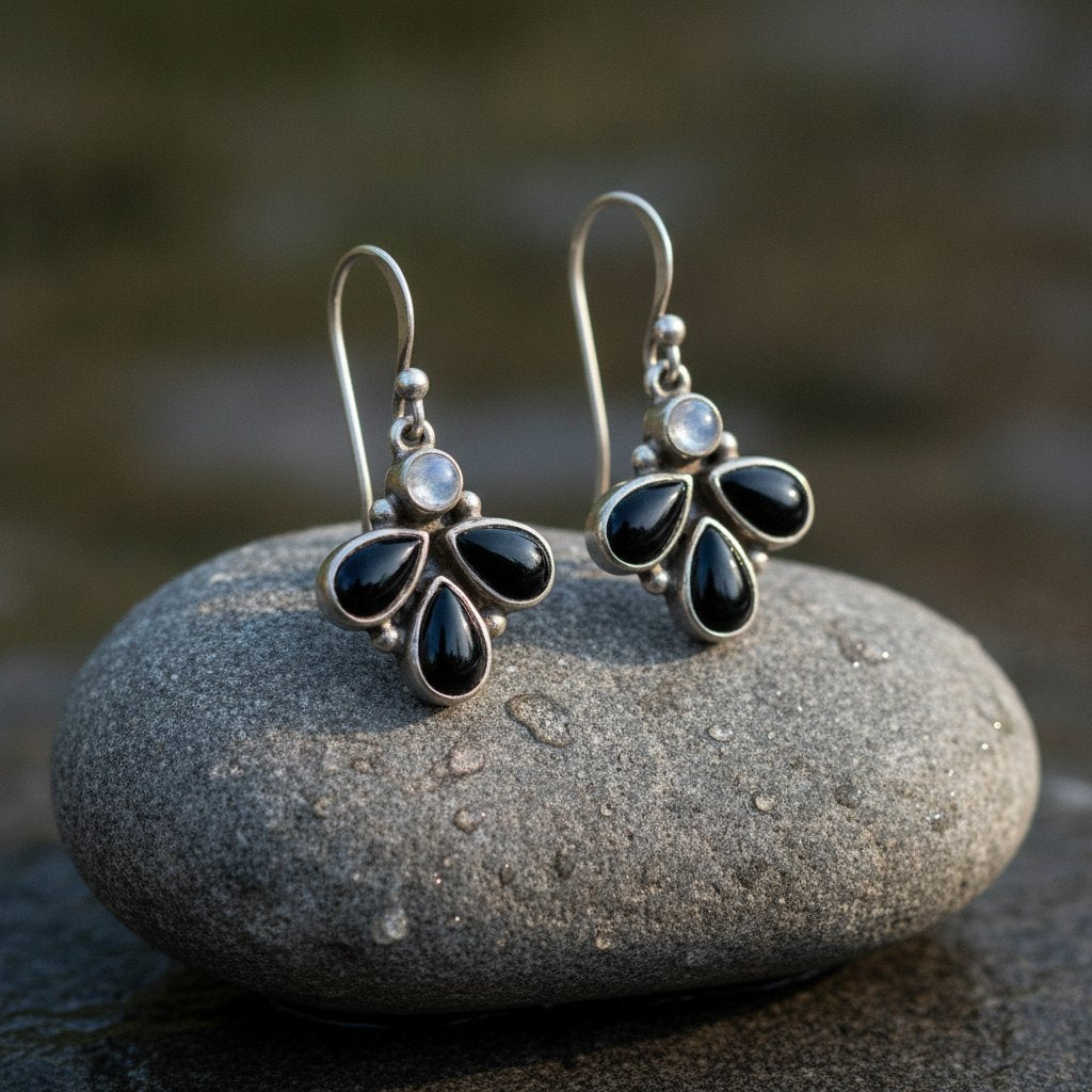 Tamsin Onyx Earrings