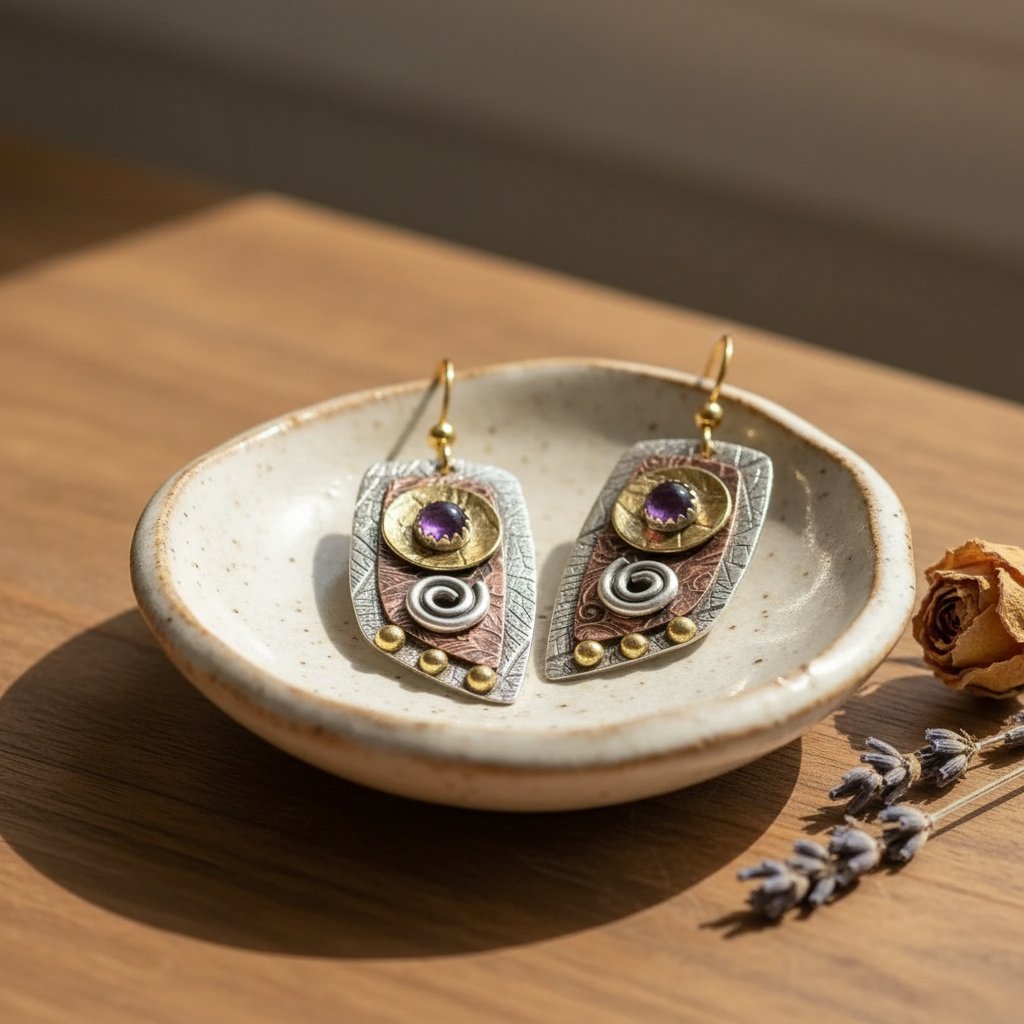 Ursule Amethyst Earrings