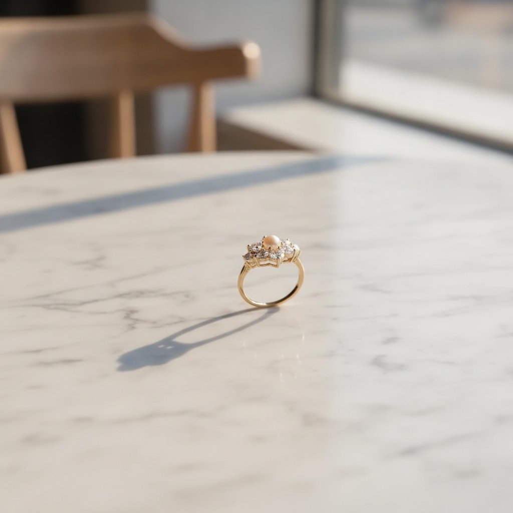 Clemence Pearl Ring