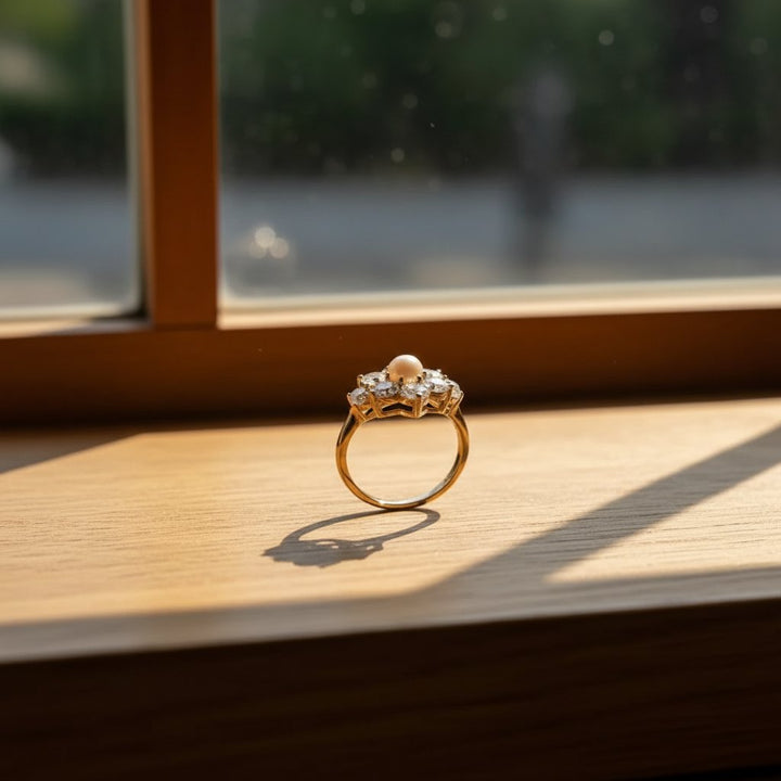 Clemence Pearl Ring