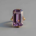 Calla Amethyst Ring