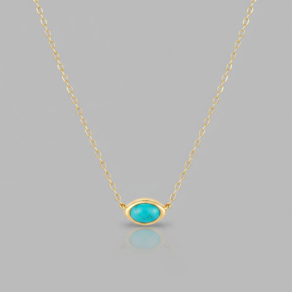 Valentine Turquoise Pendant Necklace