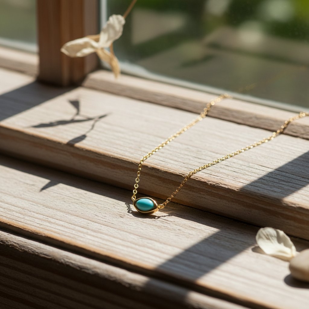 Valentine Turquoise Pendant Necklace