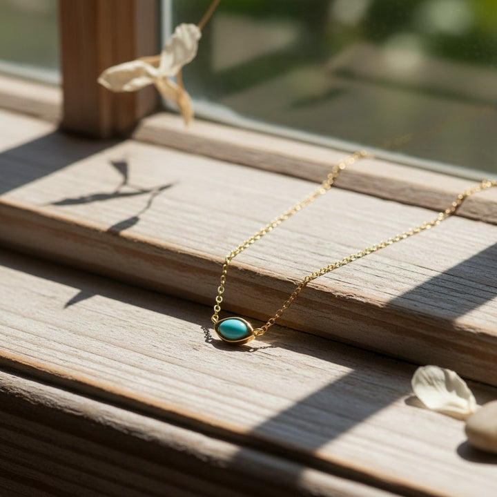 Valentine Turquoise Pendant Necklace