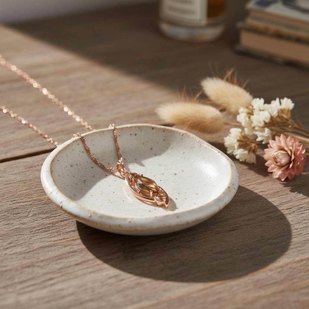 Bela Crystal Pendant Necklace