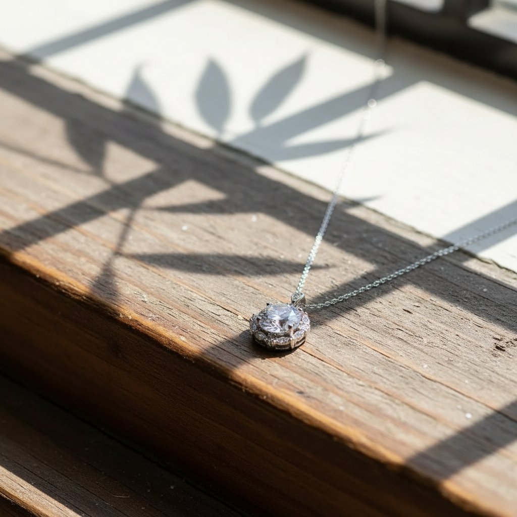 Bijou Silver Pendant Necklace