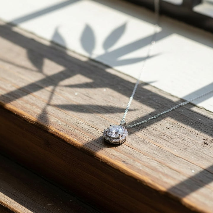 Bijou Silver Pendant Necklace