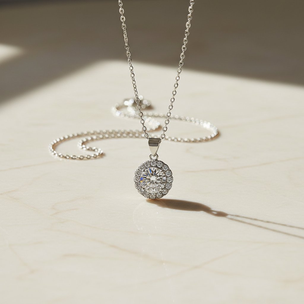 Aurore Silver Pendant Necklace