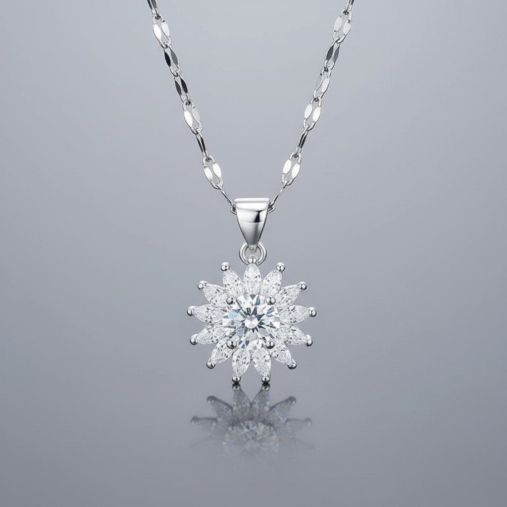 Elise Silver Pendant Necklace
