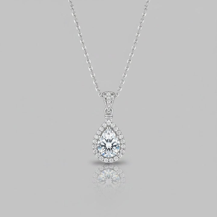 Ambre Silver Pendant Necklace