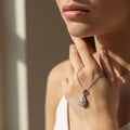 Ambre Silver Pendant Necklace