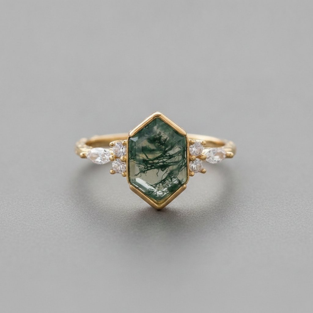 Rosalie Emerald Ring