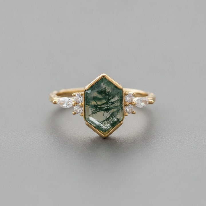 Rosalie Emerald Ring