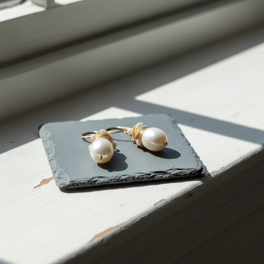 Noor Pearl Earrings