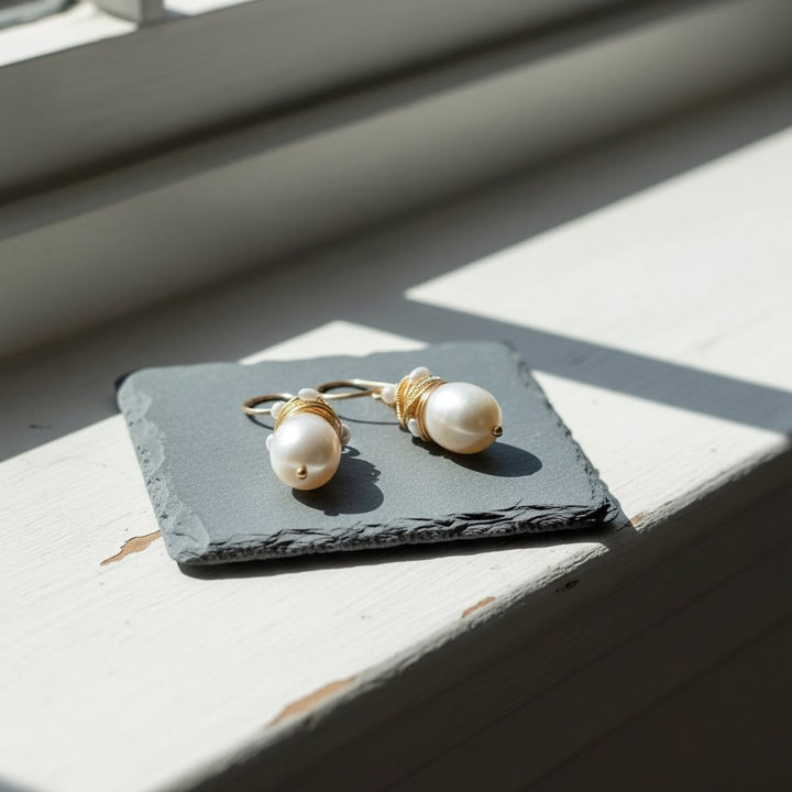 Noor Pearl Earrings