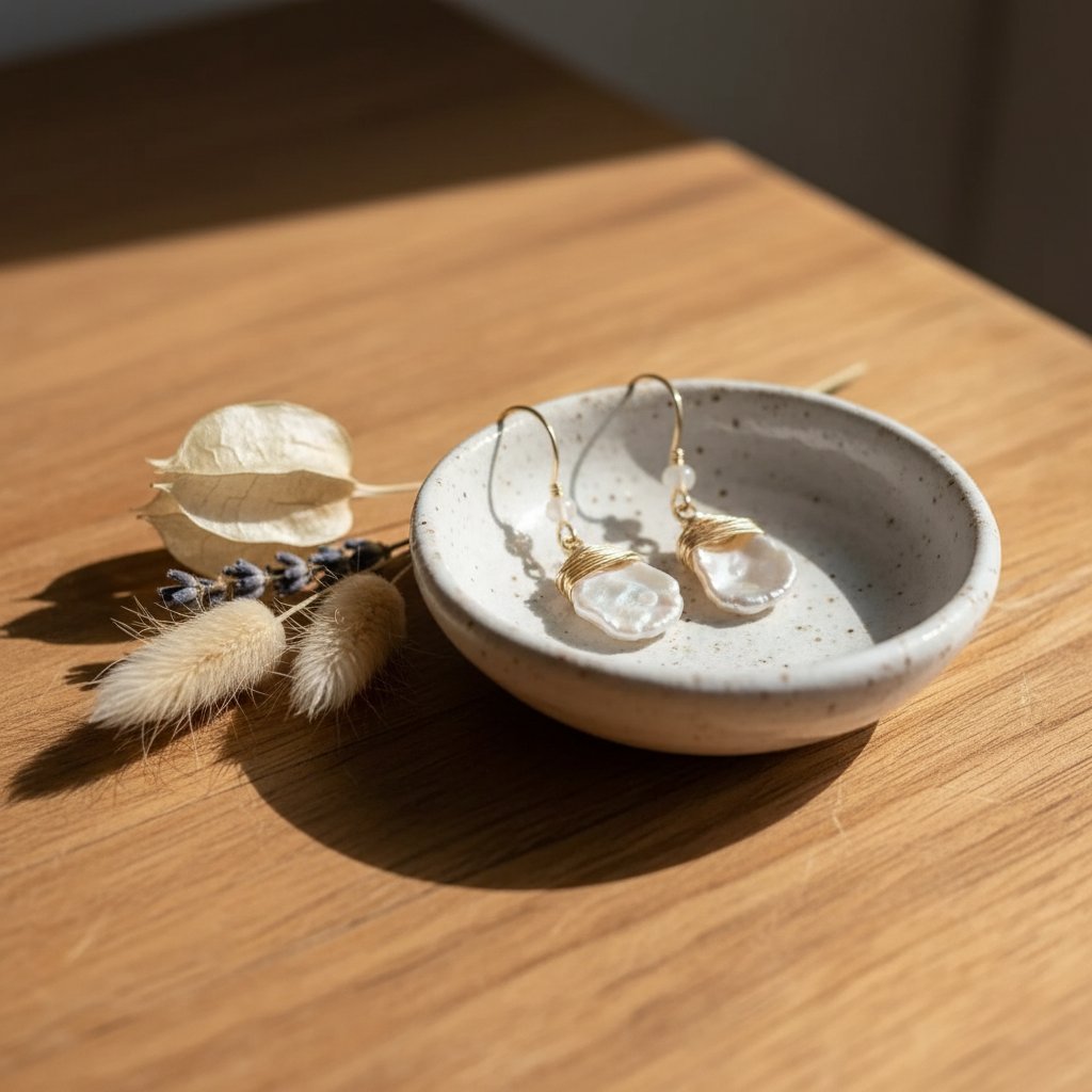 Soleil Pearl Earrings